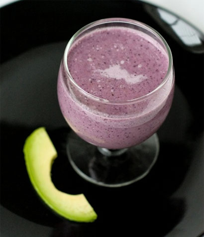 Avocado Blueberry Smoothie