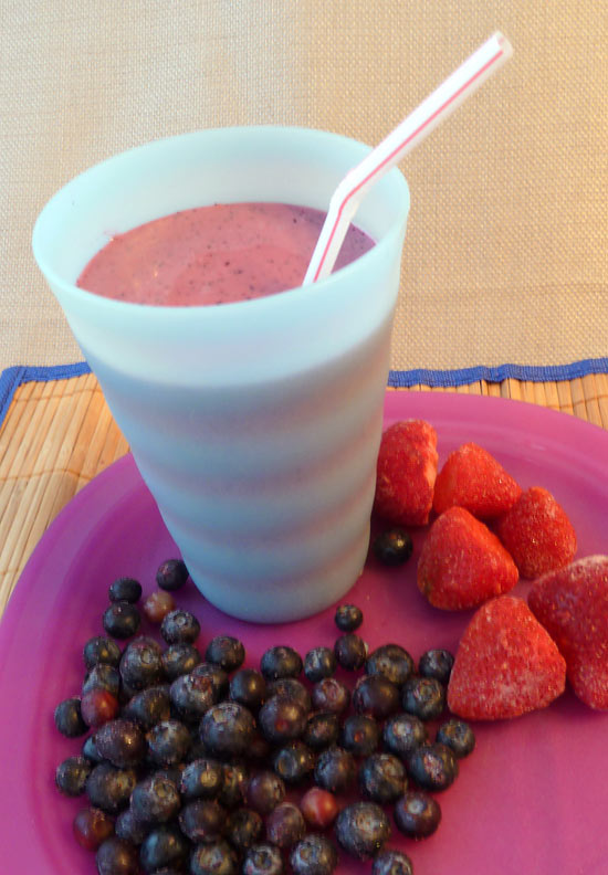 Gluten Free Berry Breakfast Smoothie Recipe