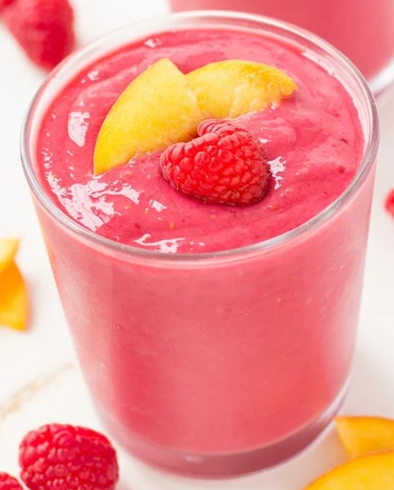 Peach Raspberry Smoothie