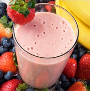 Non-fat Low Calorie Strawberry Banana Smoothie Recipe