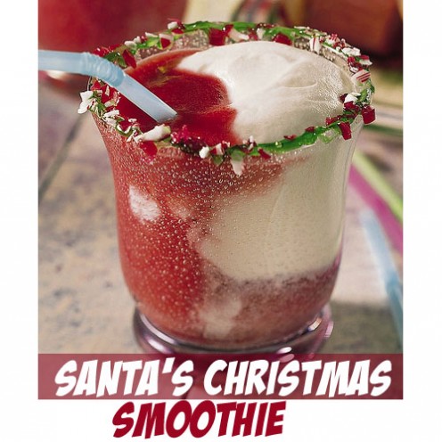 Santa’s Favorite Strawberry Smoothie