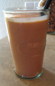 Strawberry Peach Carrot Smoothie